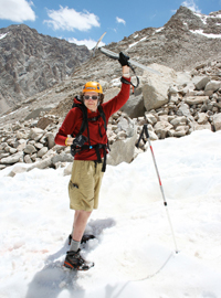 Zac York climbing Mount Whitney