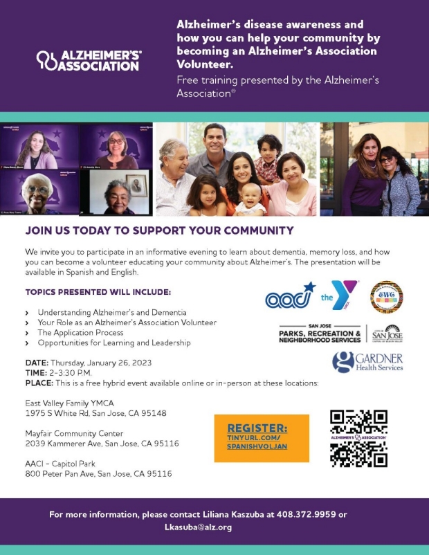  Alzheimer's Awareness & Volunteer Recruitment