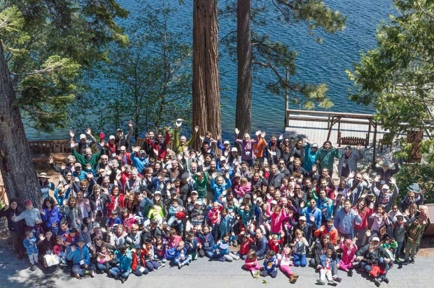 Overhead group photo of this year