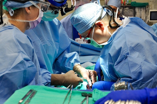 photo of surgeons in operating room
