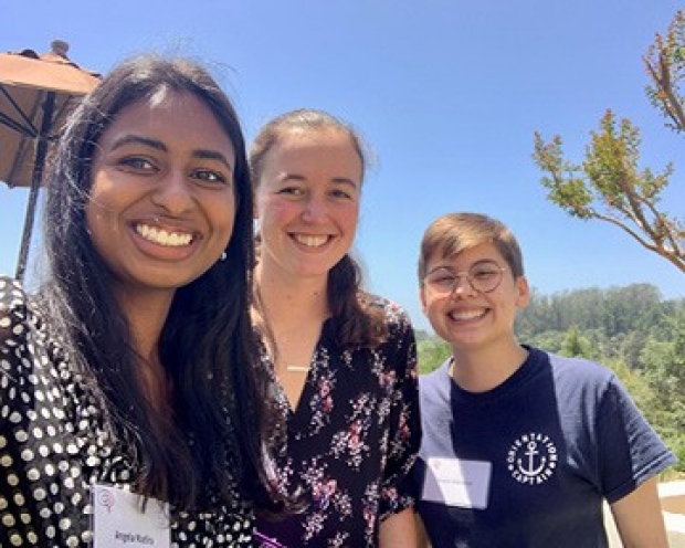 photo of Cobos lab members at the Neuroscience Retreat in 2022