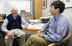 Dale Kaiser, 79, meeting with Andrew Hsu