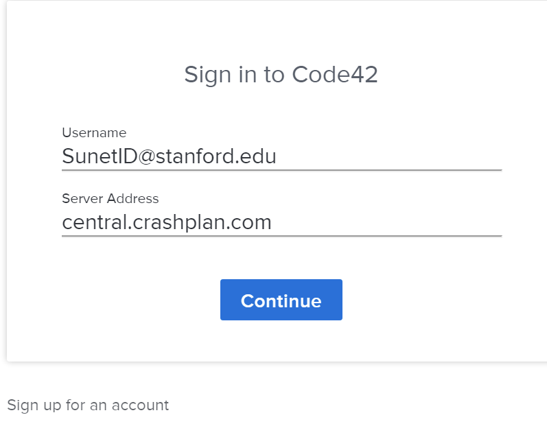 code42 stanford