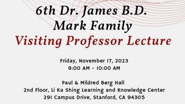 2023 Mark Family Lecture flyer