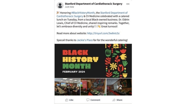 CT Surgery Black History Month Twitter post