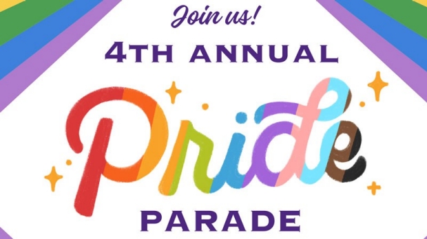 Stanford Pride Parade banner