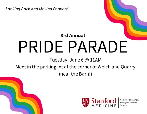 2023 Stanford Pride Parade flyer