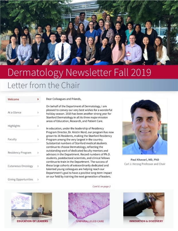 Dermatology-Newsletter-Fall-2019-Thumbnail
