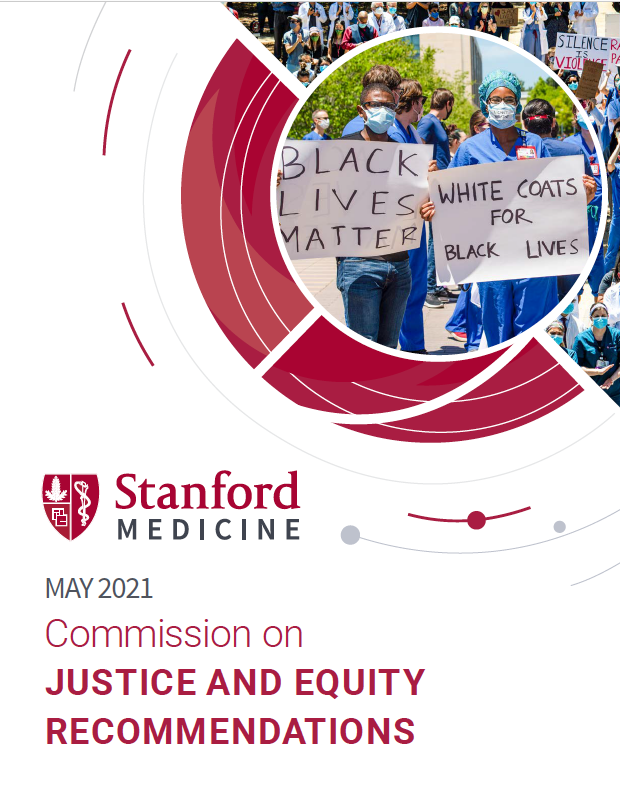 Commission on Justice and Equity recommendations report cover
