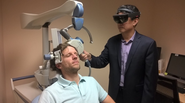 Mixed-Reality Guidance for Brain Stimulation Treatment of Depression
