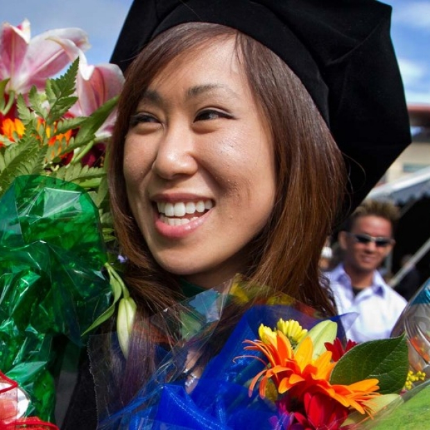 Stanford medical student graduating