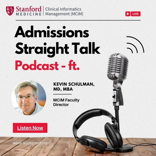 Admissions Straight Talk Podcast Interview with Dr. Kevin Schulman