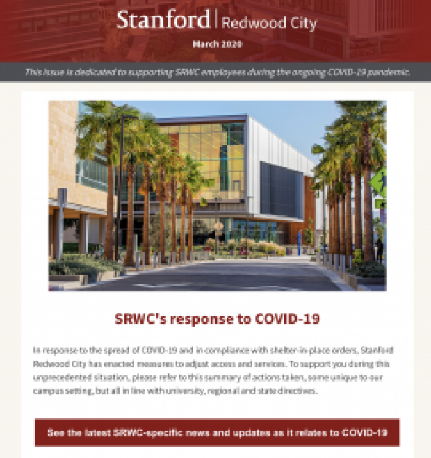 SRWC COVID-19 latest information | Redwood City