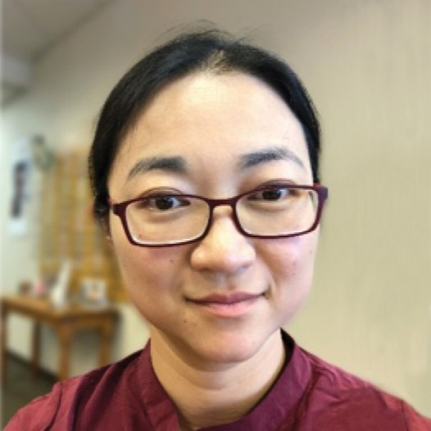 portrait of Jing Zhao, member of Montine Lab, Stanford Pathology