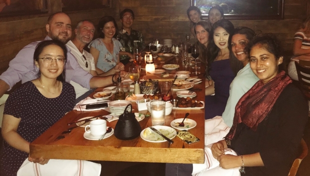 Joint Mormino-Greicius lab dinner at AAIC 2018