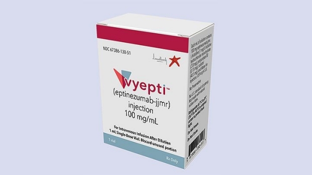 Vyepti is the first IV therapy approved for the treatment of migraine