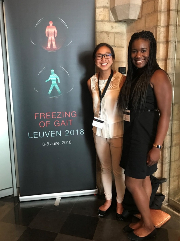 Johanna O'Day and Chioma Anidi at Freezing of Gait, Leuven Belgium June 6-8, 2018