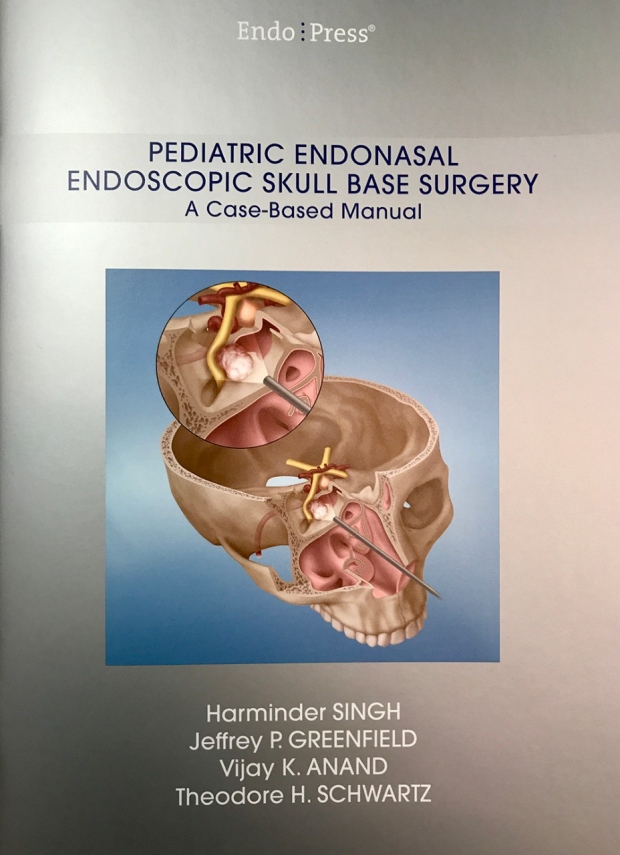 Book cover "Pediatric Endonasal Endoscpic Skull Base Surgery"