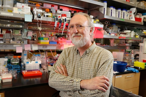 James Ferrell in his lab