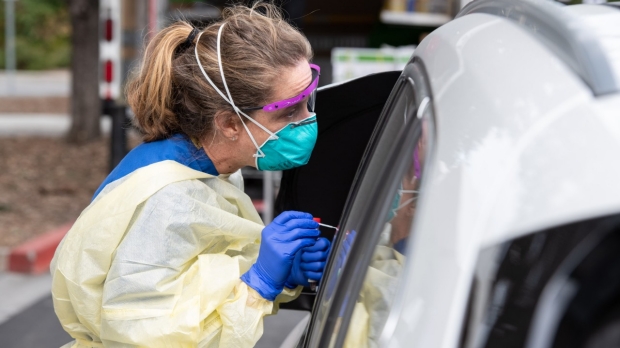 Drive-through coronavirus testing available by appointment at Stanford Health Care