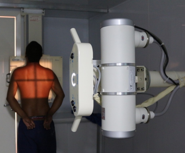 Prisoner undergoes X-ray