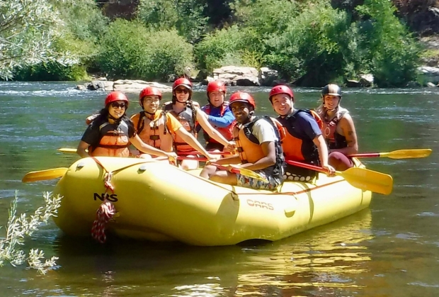 Post-bootcamp rafting in the Sacramento River, Sep 2022.