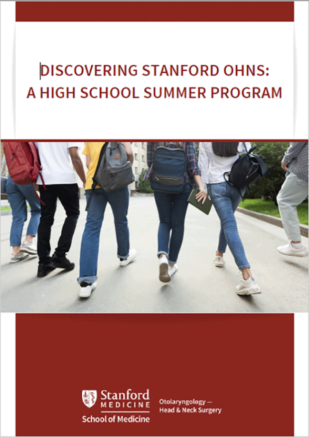 OHNS Discovering brochure cover