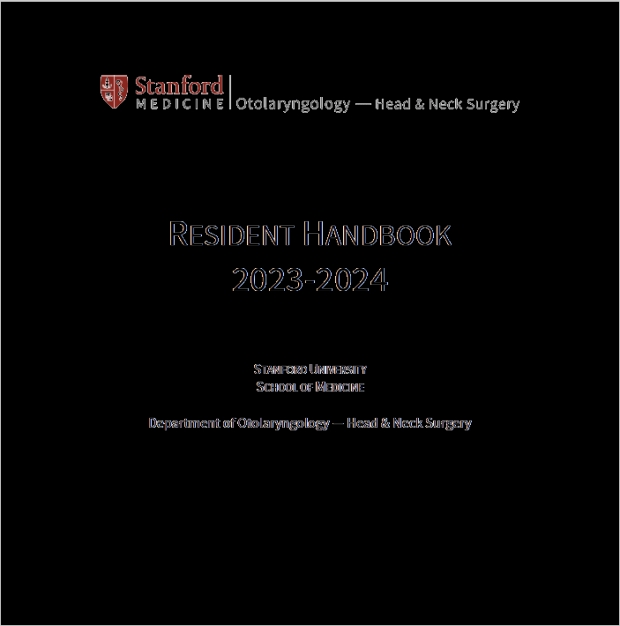 Resident Handbook Cover