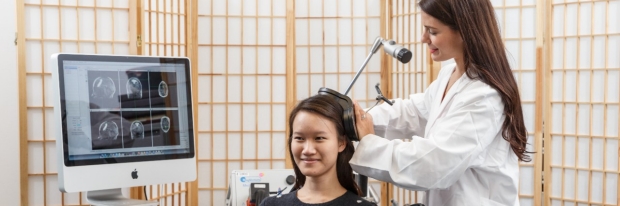 Stanford researchers using transcranial magnetic stimulation