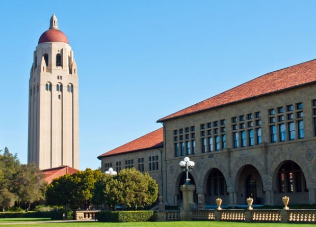 photo of Hoover Tower on Stanford Campus