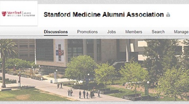 photo of the LinkedIn page for the Alumni Association