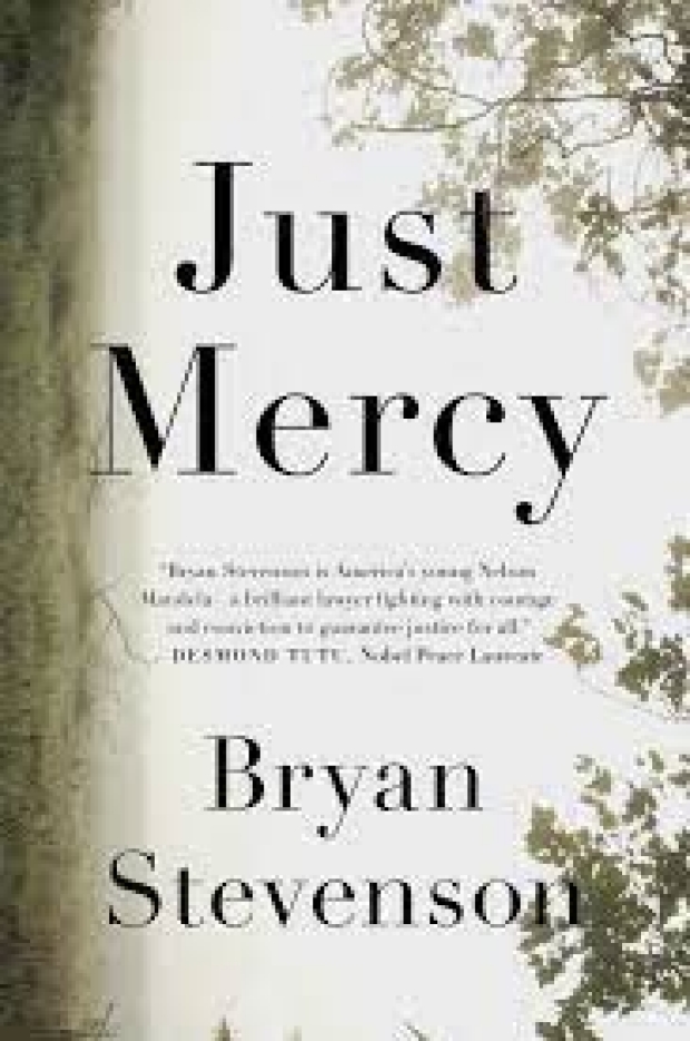 photo of the book cover for "Just Mercy"