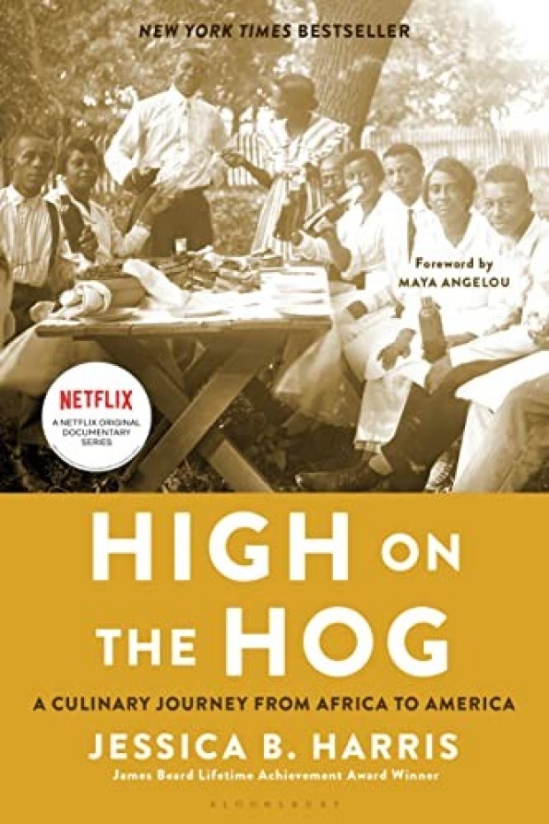 photo of the book cover for "High on the Hog"