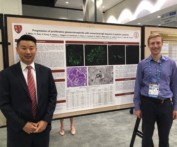 photo of Andrew Xiao and Paul Miller at USCAP 2020