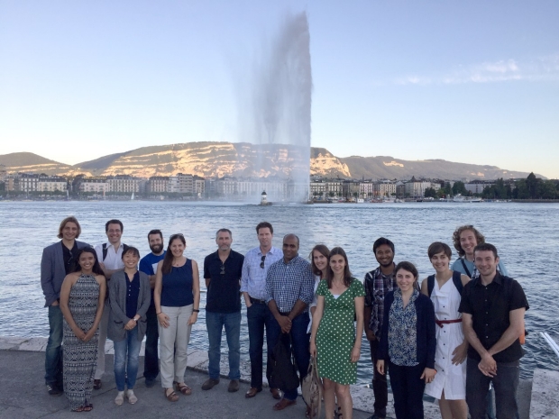 Poston Lab at the Annual Meeting of the Organization for Human Brain Mapping 2016 in Geneva, Switzerland