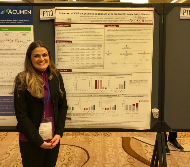Dr. Melanie Plastini presenting at the 2022 Clinical Trials on Alzheimer’s Disease (CTAD