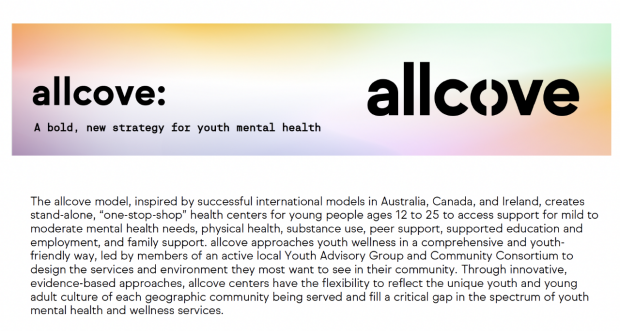 allcove: A bold, new strategy for youth mental health