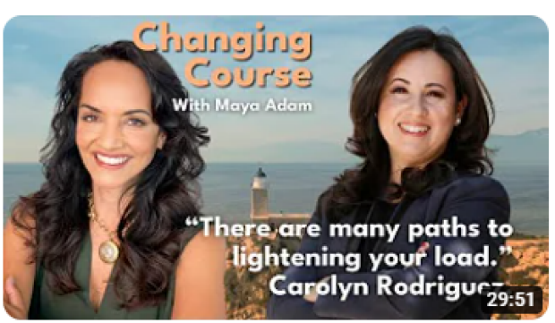 Screenshot Changing Course with Maya Adams
