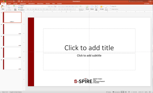 S-SPIRE Powerpoint Template