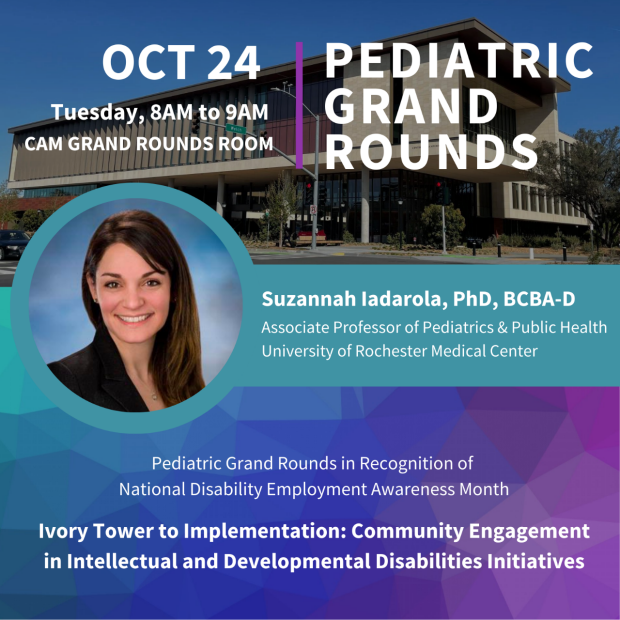 Pediatric Grand Rounds with Dr. Iadarola
