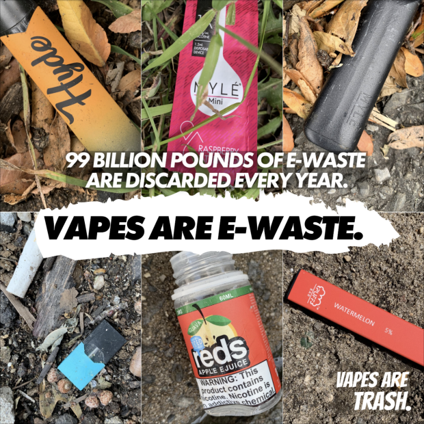 Vapes are E-waste