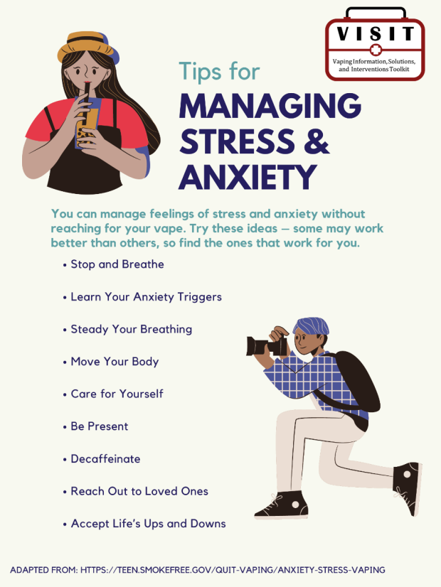 Tips for managing stress