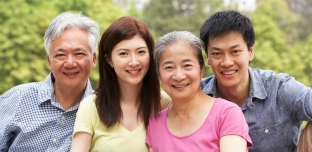 Join WELL (Image of Asian Family)