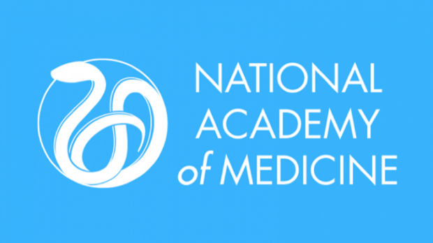 light blue National Academy of Medicine logo