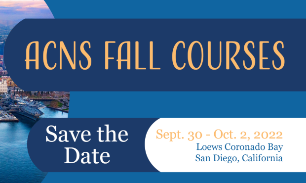 ACNS2022 Fall Courses in Coronado Bay, San Diego, CA 